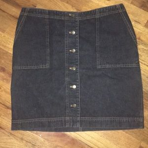 Ralph Lauren Denim Button Up Skirt